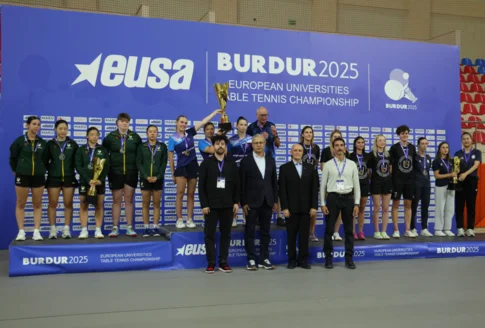 Champions Determined in Team Competitions at the European Universities Table Tennis Championship