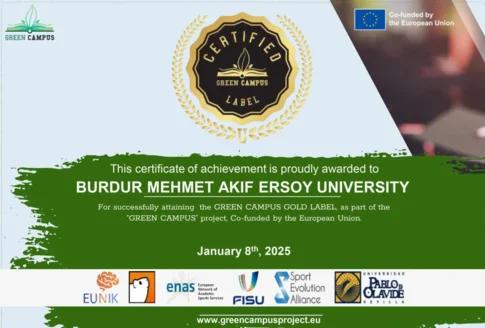 MAKÜ Awarded the International Green Campus Gold Label!